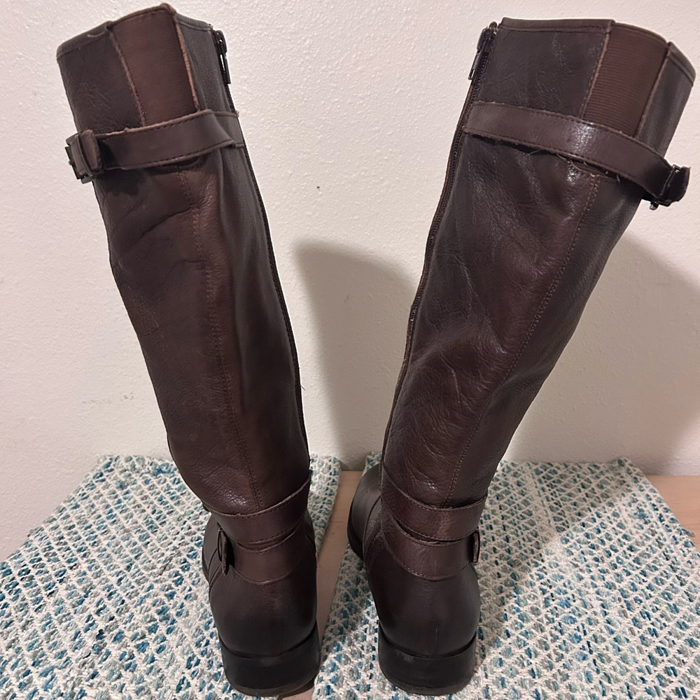 Leather Riding Boots by Arturo Chiang - Picture 2 of 6